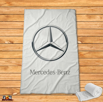 Fleece Blanket Mercedes logo