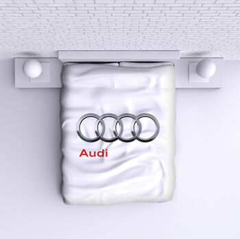 Bed Cover Audi logo