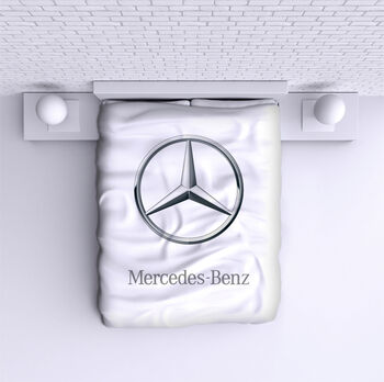Bed Cover Mercedes logo