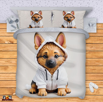 Bed Linen Cute dog AI