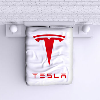 Bed Cover Tesla white