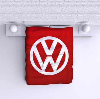 Bed Cover Volkswagen red