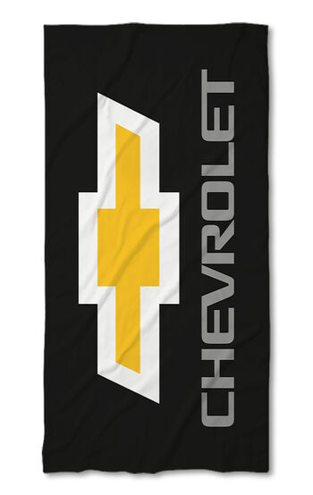 Beach Towel Chevrolet black