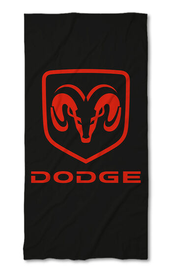 Beach Towel Dodge black