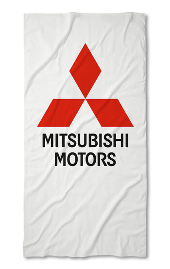 Beach Towel Mitsubishi white