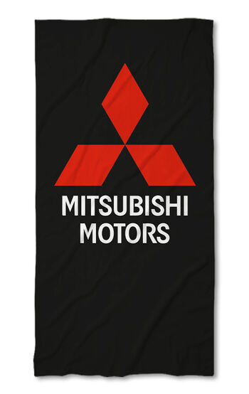 Beach Towel Mitsubishi black
