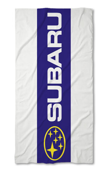 Beach Towel Subaru white