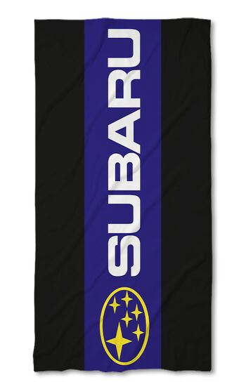 Beach Towel Subaru black