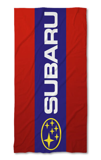 Beach Towel Subaru red