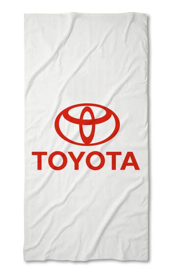 Beach Towel Toyota white