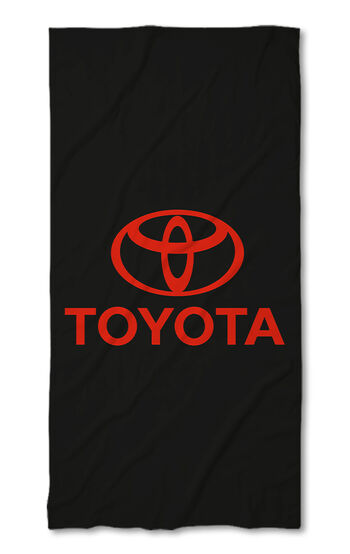 Beach Towel Toyota black