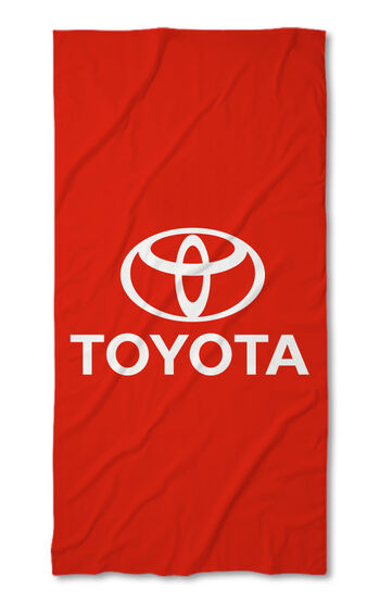 Beach Towel Toyota red
