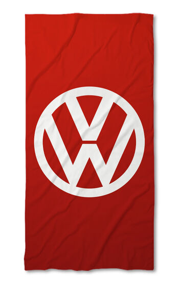 Beach Towel Volkswagen red