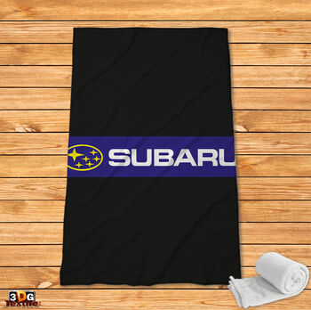 Fleece Blanket Subaru black