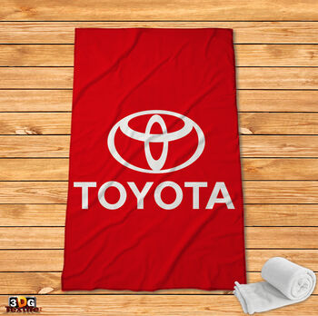 Fleece Blanket Toyota red