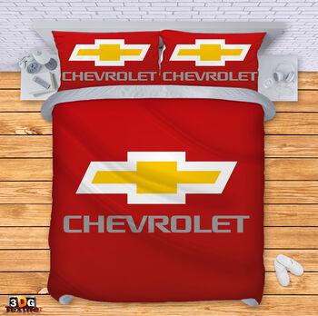 Bed Linen Chevrolet red