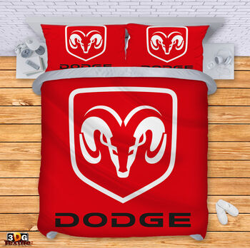 Bed Linen Dodge red