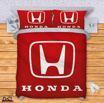 Bed Linen Honda red