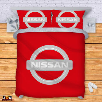 Bed Linen Nissan red