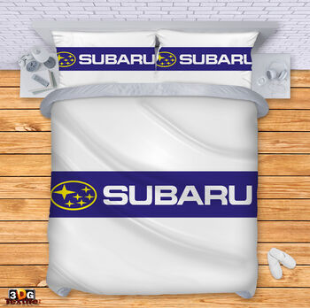 Bed Linen Subaru white