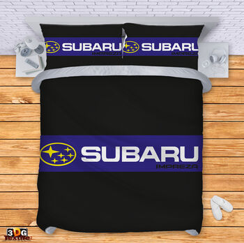 Bed Linen Subaru Impreza black