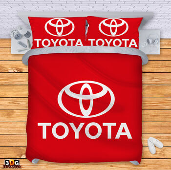 Bed Linen Toyota red