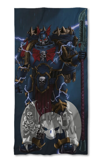 Beach Towel Warhammer 40k Night lords space marine