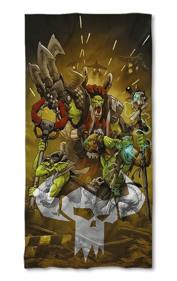 Beach Towel Warhammer 40k Orc waaagh 2