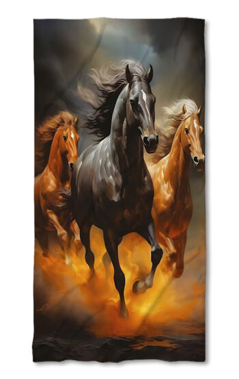 Beach Towel Horses 2025