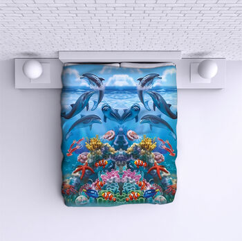 Bed Cover Dolphins
