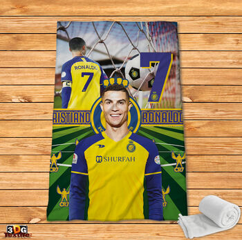 Fleece Blanket Ronaldo Al Nassr