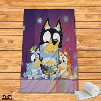 Fleece Blanket Bluey