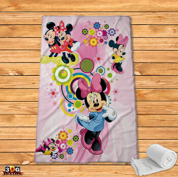 Fleece Blanket Minnie Mouse