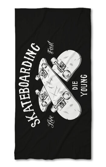 Beach Towel Skateboarding
