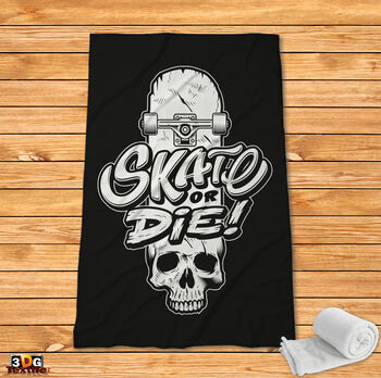 Fleece Blanket Skate or die