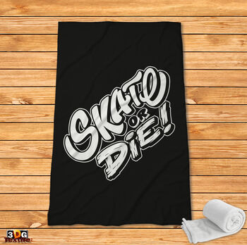 Fleece Blanket Skate or die 2