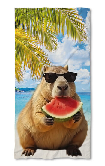 Beach Towel Capybara