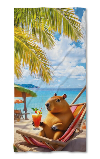 Beach Towel Capybara 2
