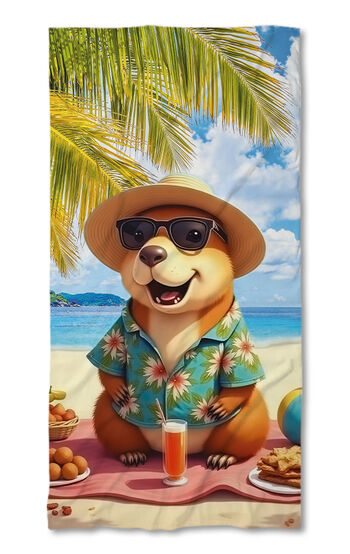 Beach Towel Capybara 3