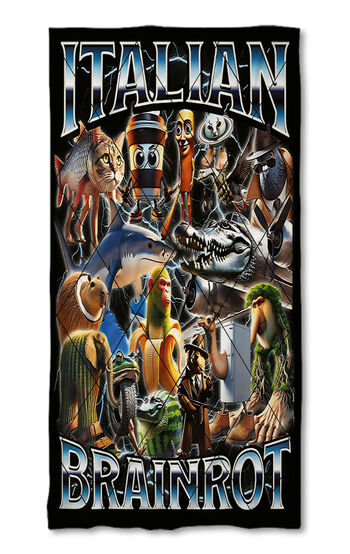 Beach Towel Italian Brainrot 3