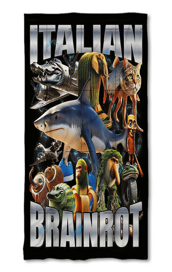 Beach Towel Italian Brainrot 4
