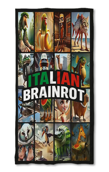 Beach Towel Italian Brainrot 5