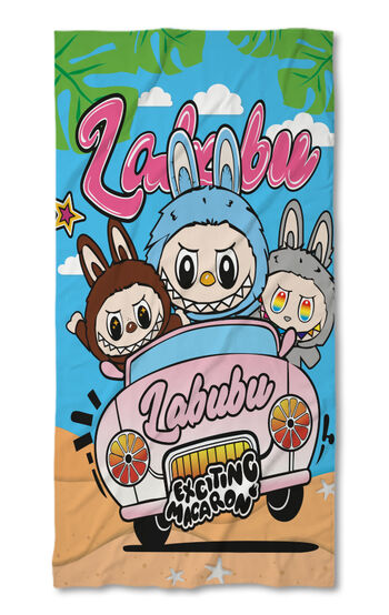 Beach Towel Labubu 3