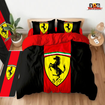 Bed Linen - Ferrari Black