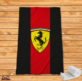 Fleece Blanket Ferrari 2