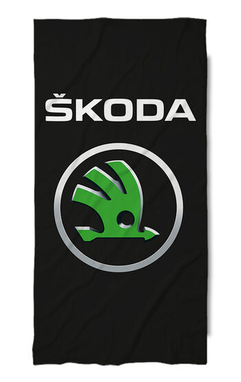 Beach Towel Skoda Black