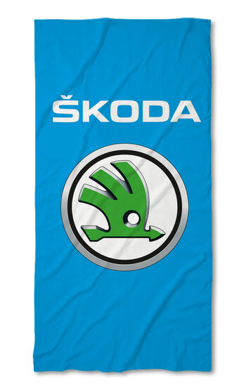 Beach Towel Skoda Blue