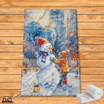 Fleece Blanket Christmas magic