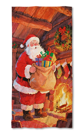 Beach Towel Santa Claus