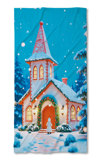 Beach Towel Christmas magic